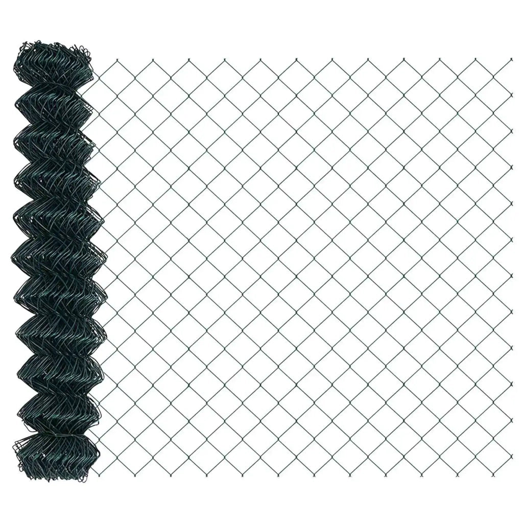 Recinzione a maglie con palo 25 x 1,4 m Verde Rete 3336254