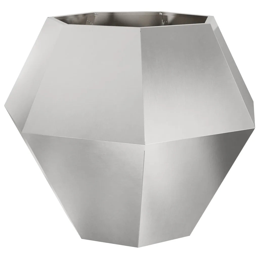 Fioriera Argento 100 x 100 x 80 cm Acciaio inossidabile
