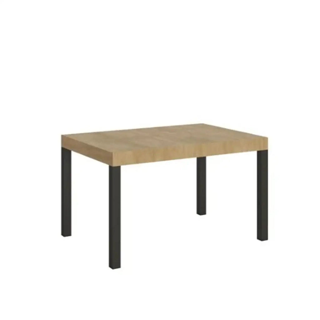 Tavolo allungabile 140/244x90 cm Everyday Premium colore quercia natura gambe antracite
