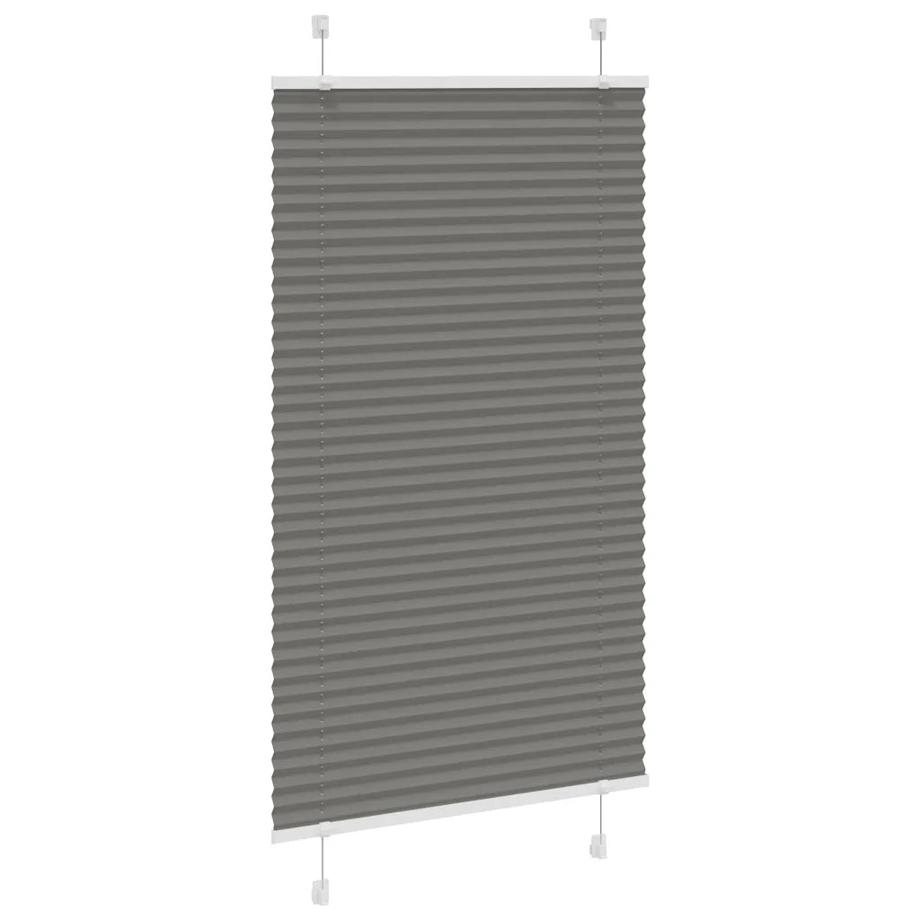Tenda Plissettata | Tenda pliss¨¨ Antracite 70x100 cm Larghezza Tessuto 69,4 cm