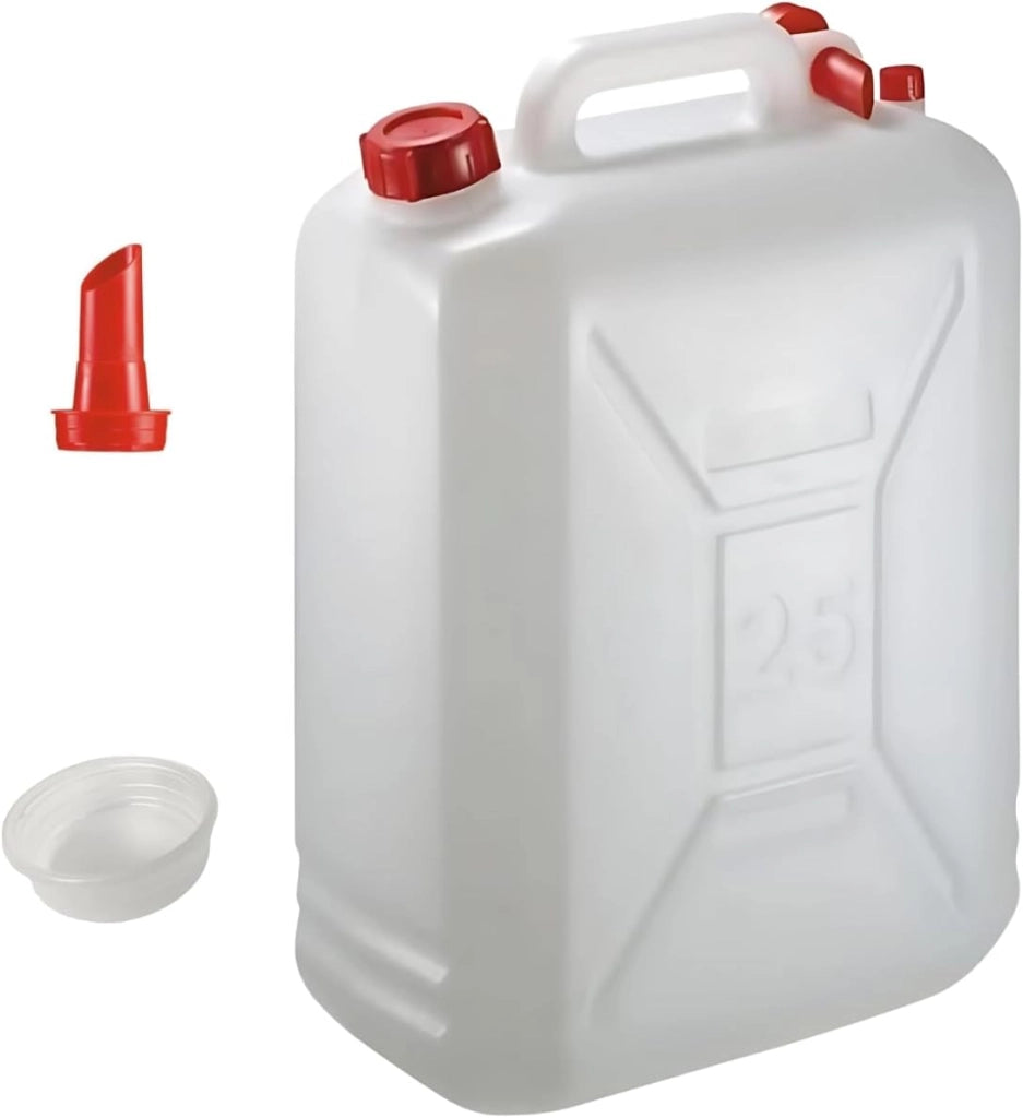 Tanica 20 litri in Plastica con Tappo e Dosatore - Fusto HDPE Contenitore Per Condensa Condizionatore - Bidone per Liquidi