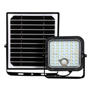 VELAMP Proiettore LED solare 1500 lumen con rilevatore di presenza e pannello solare