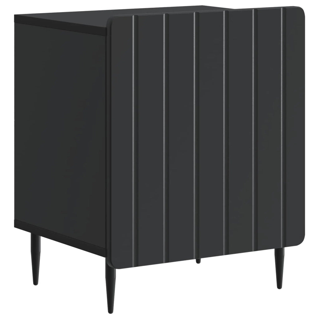 Armadio da Notte 2 pcs Nero 43 x 34,5 x 52 cm 894338