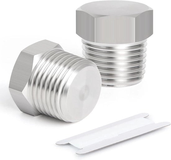 Fitting di Placca in Acciaio Inossidabile per Tubi 1" BSP Maschio - Acqua, Olio, Aria, Gas