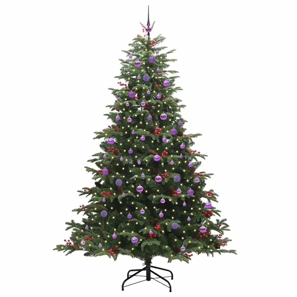 Albero di Natale artificiale con 300 LED Verde 240 cm 3395574