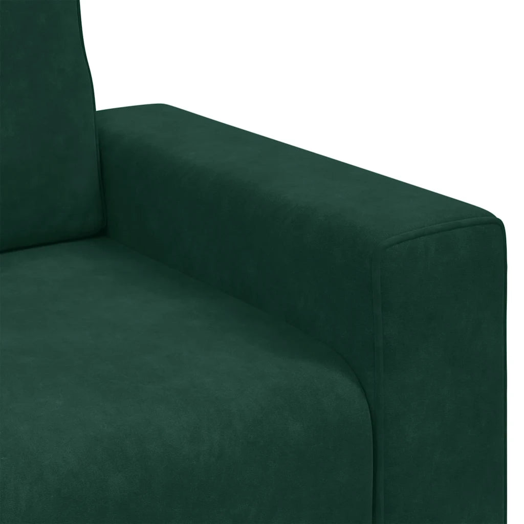 Divano Sedia Verde Scuro 100x77x82 cm Velluto 4105249