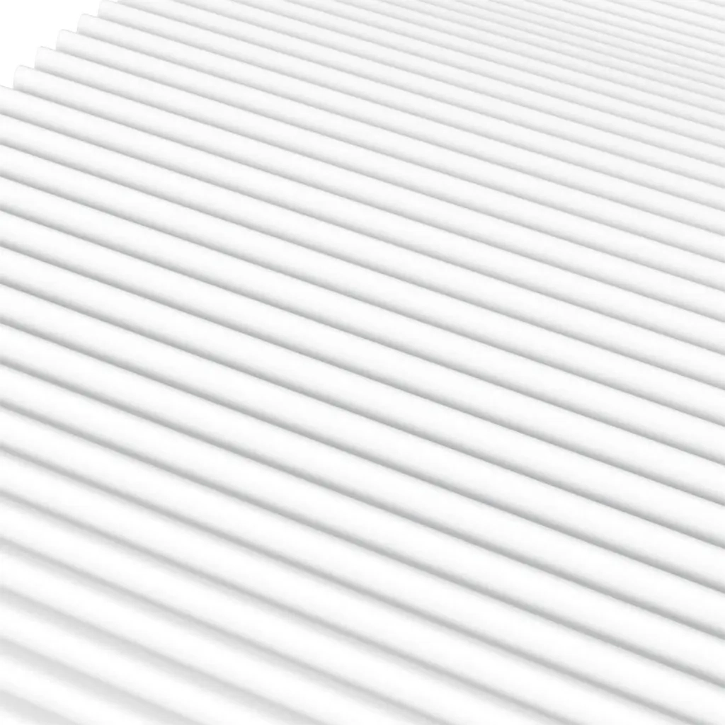 Divano Letto con Materasso Crema 100x200 cm in Tessuto 3196807