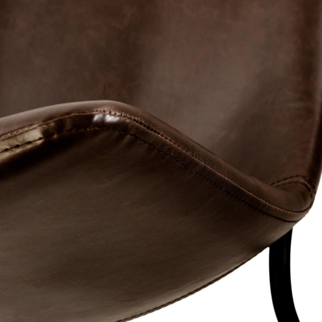 LÚZETE - SGABELLO LENNIX VINTAGE MARRONE