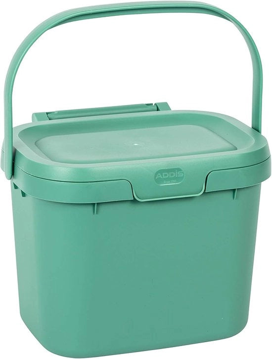 Cassa Riciclo Rifiuti Cucina 4,5 L - Verde Foglia