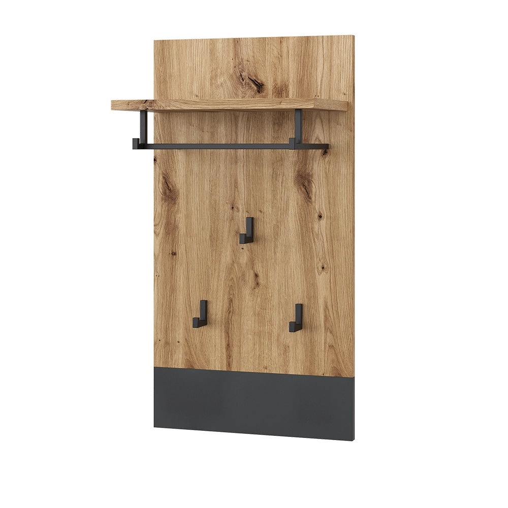 Vicco Appendiabiti da parete Antracite 44 x 83 cm