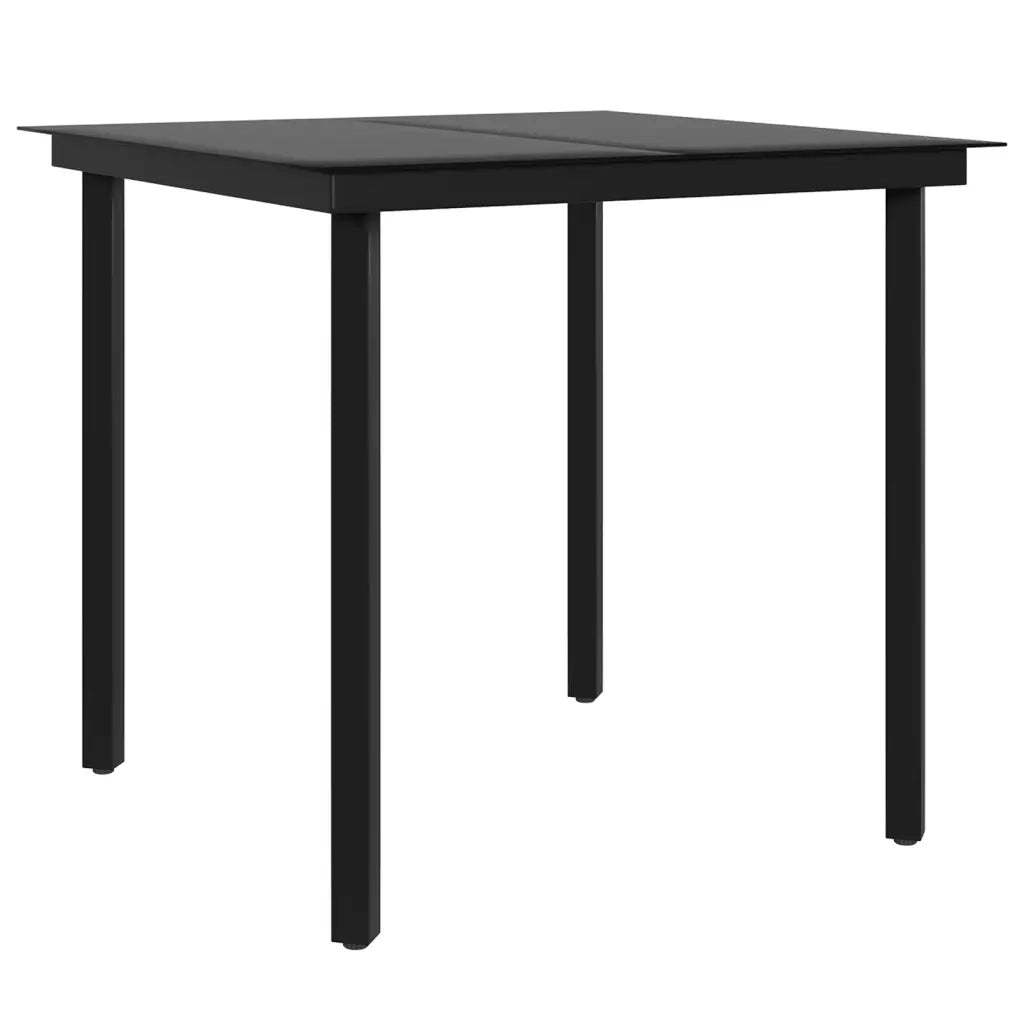 Set da Pranzo da Giardino 3 pz con Cuscini Beige e Nero 3099293