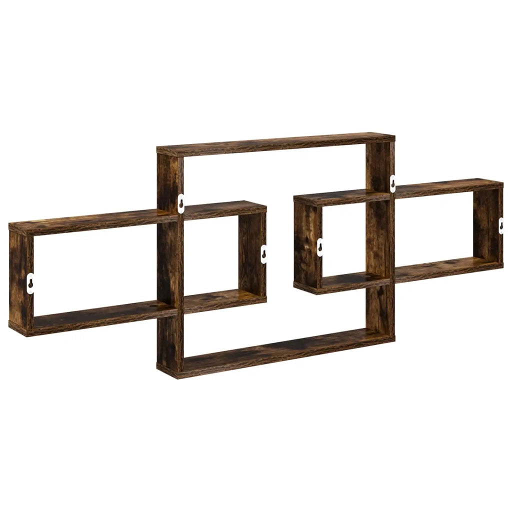 Scaffale da parete Rovere Fumo 130 x 10 x 50 cm 8012456