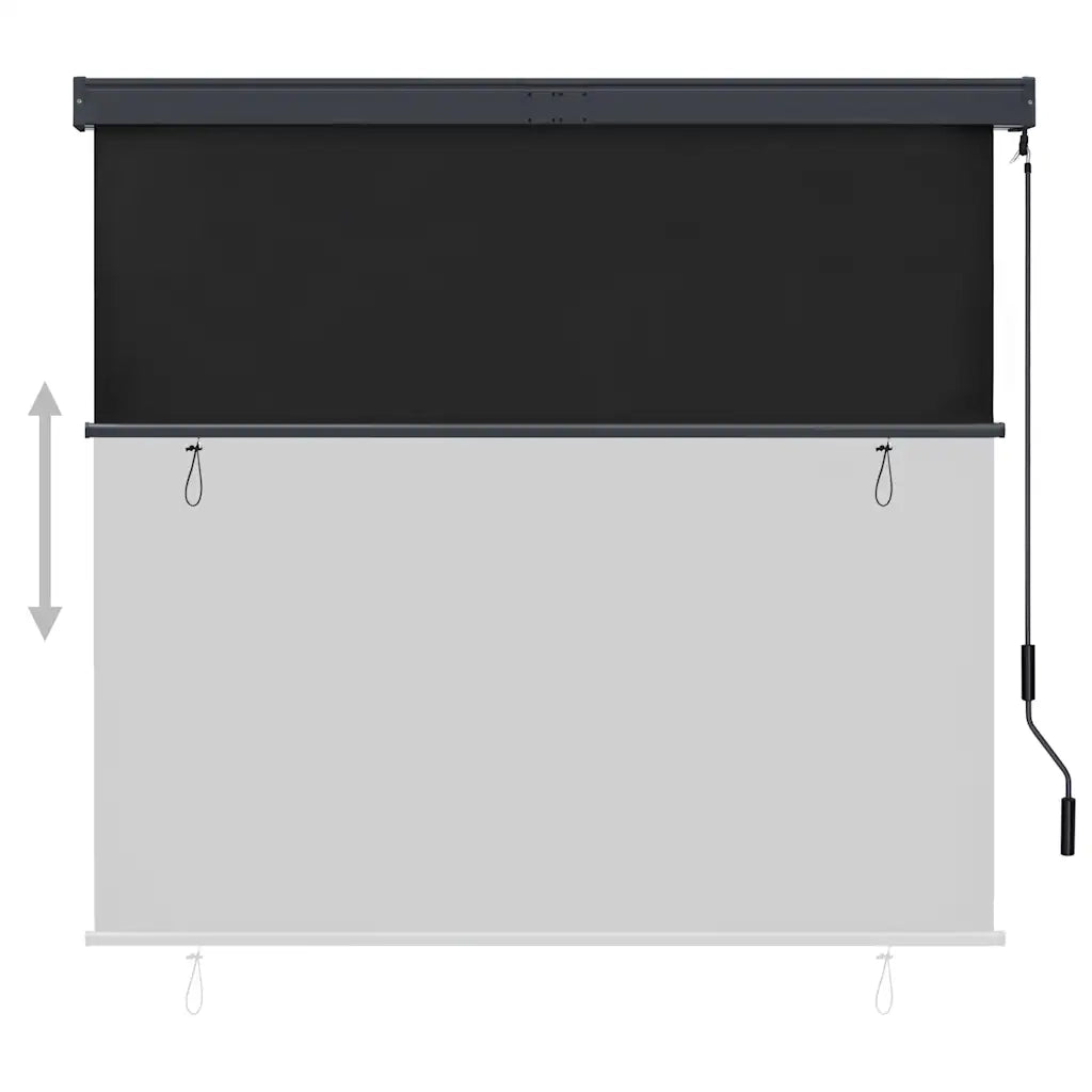 Tenda a rullo | Tenda avvolgibile per Esterni 160x250 cm Antracite