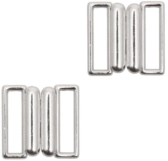 Slittine per Bikini - 2 Pezzi - Cerniera per Intimo - Metallo Resistente - Design Elegante - Ideale per il Bagno