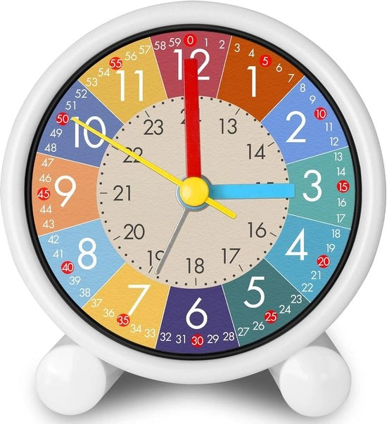 Alarme per Bambini - Alarmini per Bambini - Alarme per Ragazze - Alarmini per Ragazzi - Alarme senza Scatto - Alarme Digitale Silenziosa - Orologio per Bambini Orologio per Bambini Anologo - Ideale per Principianti - Alarme per Scuola - Regali di Natale