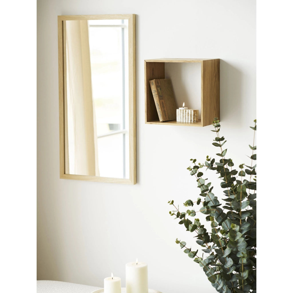 Mensola Lattoon, Marrone, Legno, 18x30x30 cm
