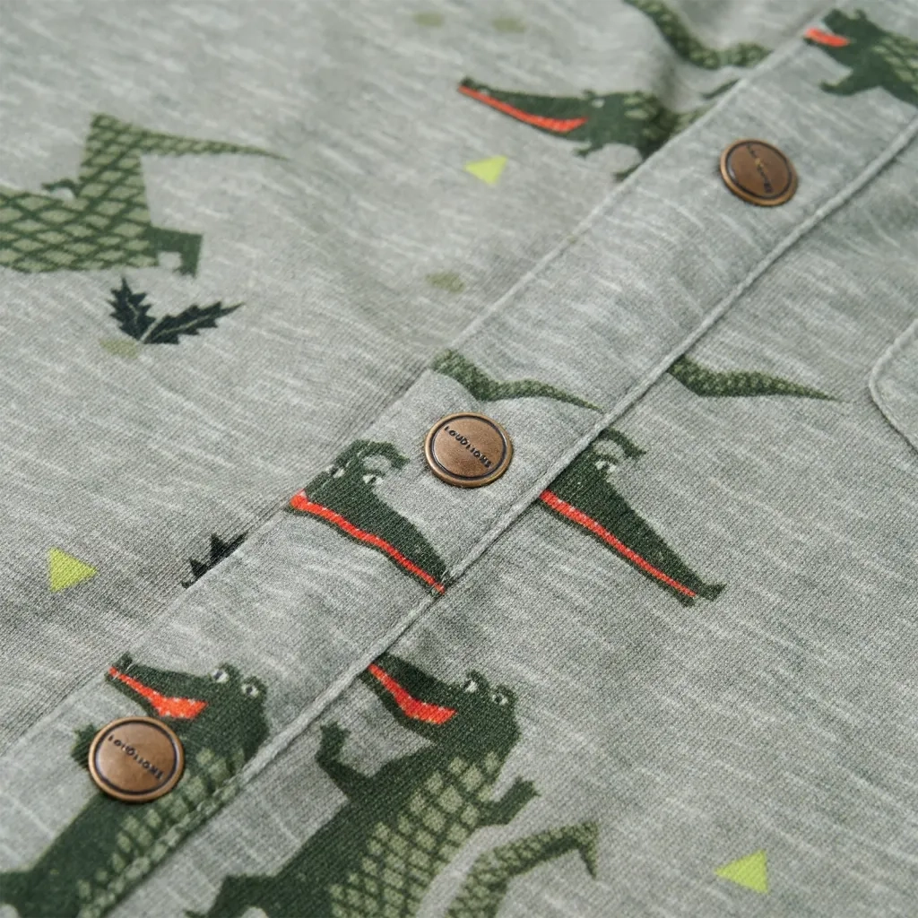 Camicia da Bambino Cachi Chiaro M¨¦lange 128
