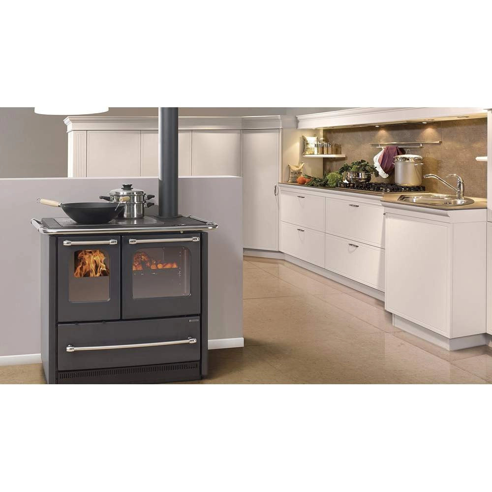 Cucina a Legna Sovrana Easy Evo 2.0 Nordica Colore: Nero