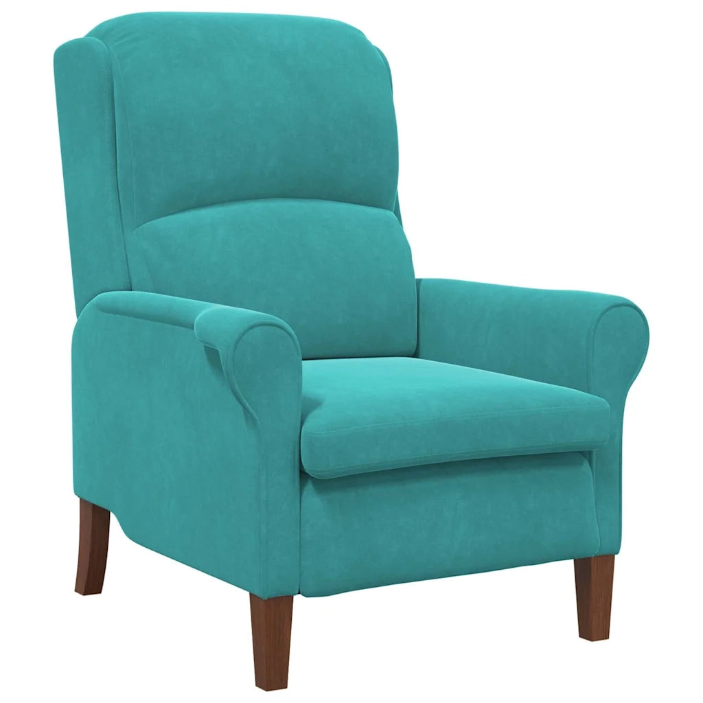 poltrona Turchese 76 x 94 x 102 cm Velluto