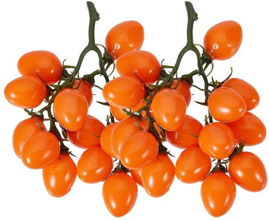 Decorazione da Cucina in Plastica - Imitazione Cherry Toma - Decorazione per Feste - Dimensioni 18 x 11 x 8 cm - Fruita Finta