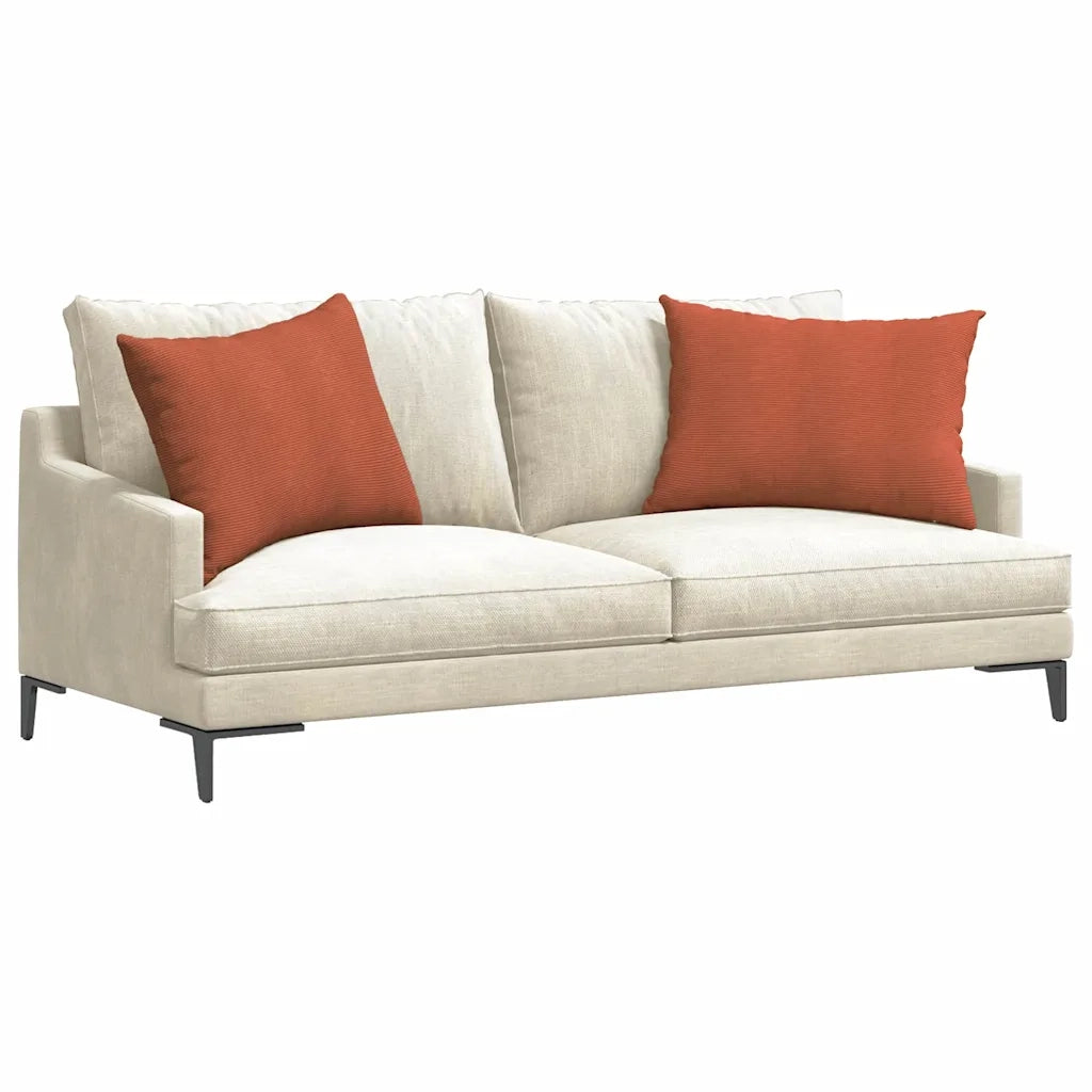 Cuscini da Divano 2 pz | Cuscini per sedie Rosso Arancio 70 x 50 cm