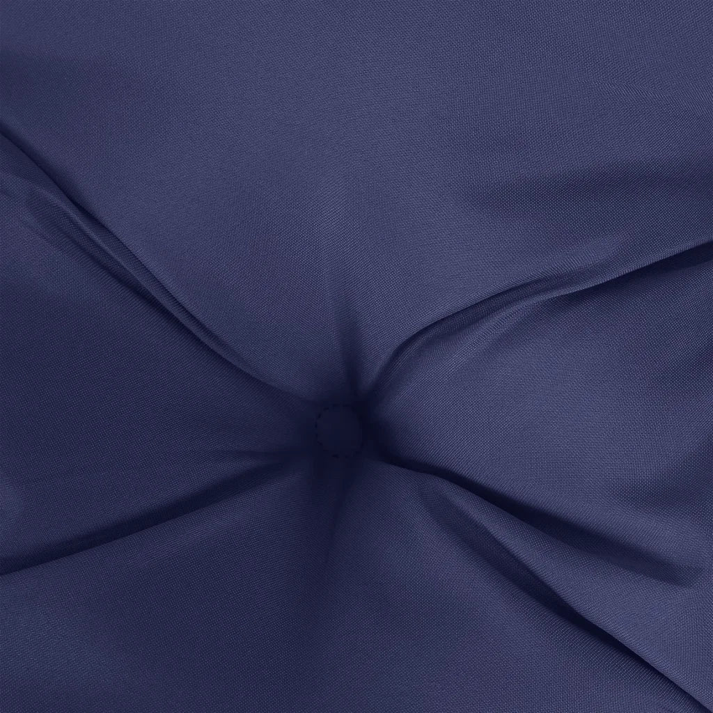 Cuscini per Panca 2 pz-Set di 2 Cuscini per panchina Blu Marino 120x50x7cm in Tessuto Oxford