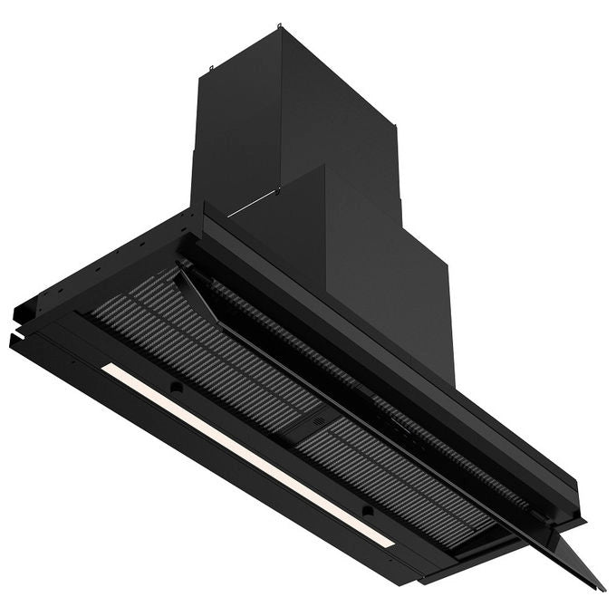 Silverline, Cappa Integrata Aspirante, 90 cm, 648 m³-h, Nero