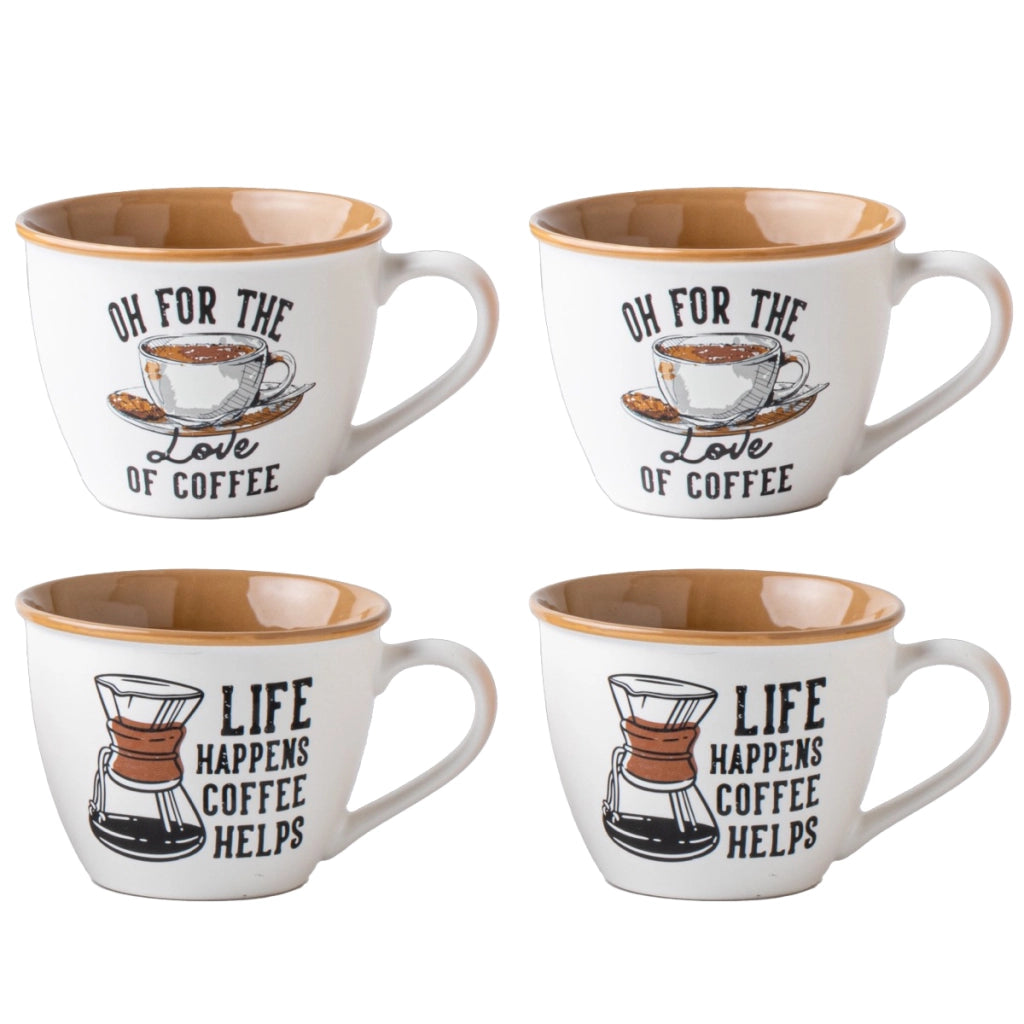 MAURY'S TAZZA DEISGN CAFFE DA 550 CC IN DISEGNO ASSORTITO