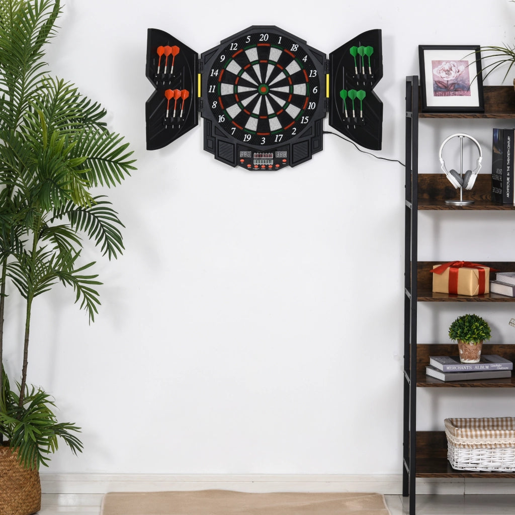 Bersaglio da Dardo Elettronico ¨C Minimal ¨C LED, 12 Dardi, 27 Giochi