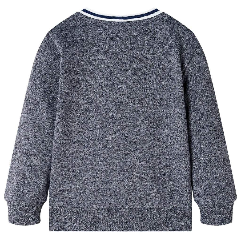 Felpa per Bambini Blu Marino M¨¦lange 116