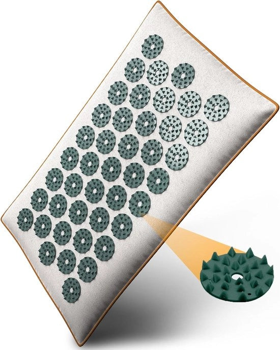 Matrice a Spillo - Mat Matrice a Spillo per Acupressione - Letto a Spillo - Cuscino per Acupressione - Cuscino per Massage - Massage e Relax -
