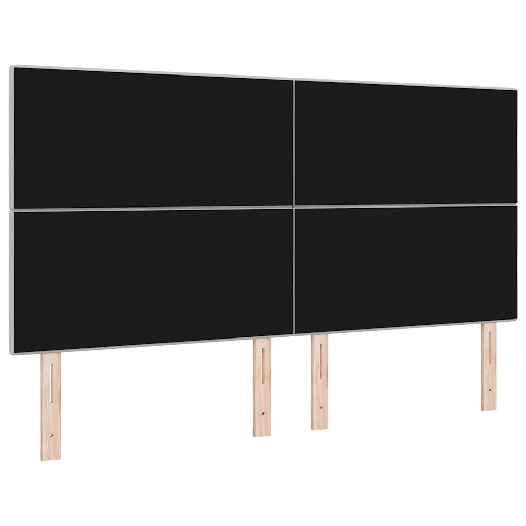 Testiera | Testata LED con strisce LED Grigio chiaro 180 cm Velluto