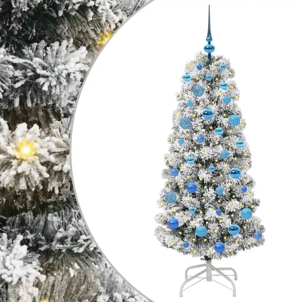 Albero di Natale | Decorazioni natalizie Artificiale con Rami Pieghevoli 150 cm