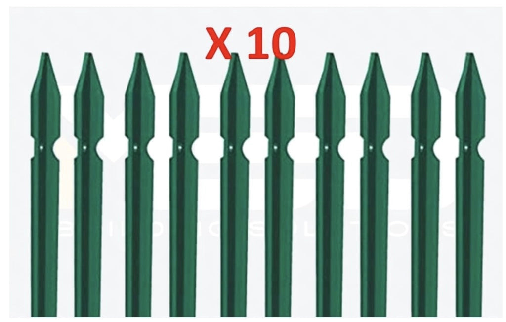 10 pz paletto recinzione cm225-mm35x35x3,5