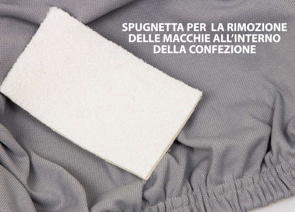 Copripoltrona Reclinabile Antimacchia Elasticizzata Genius Relax Lounge Tinta Unita - Poltrona - Verde Oliva 1006