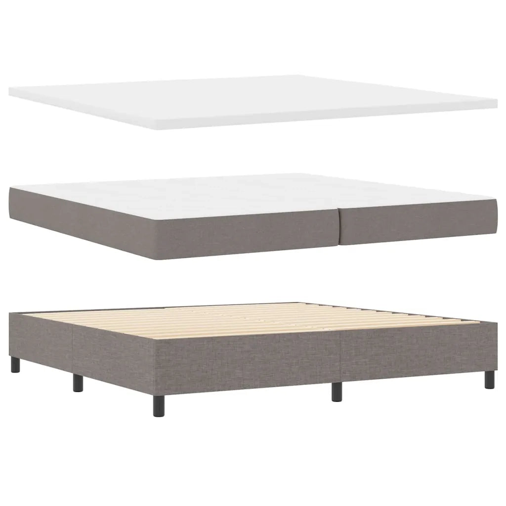 Letto a molle con materasso Talpa 200 x 200 cm Tessuto 3339417