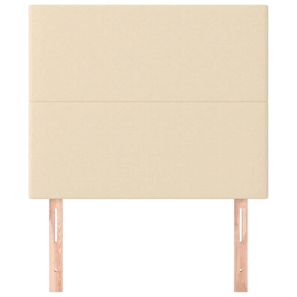 Testiera | Testata Crema 100x5x118/128 cm Tessuto