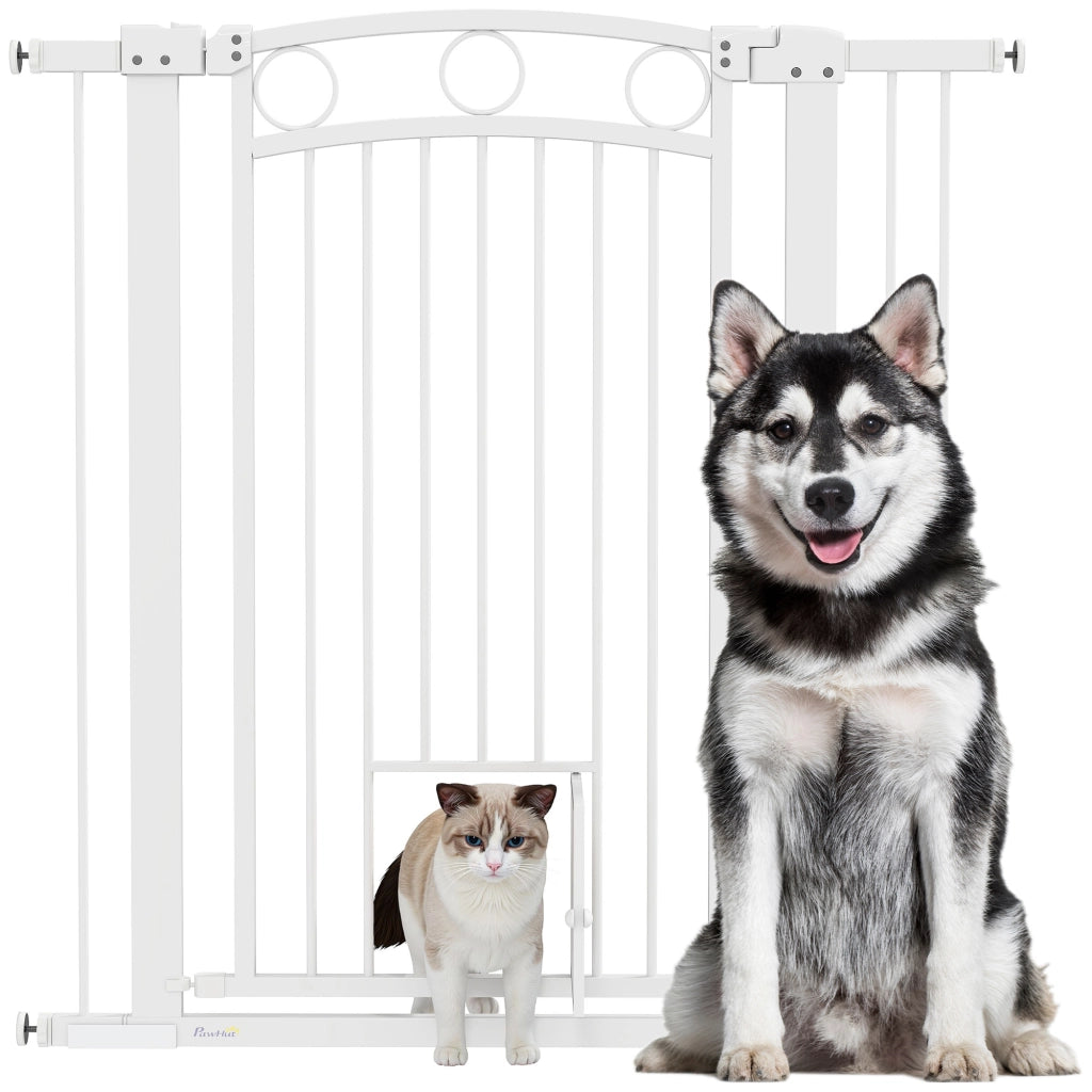 Cancellino per Gatti con Porta ¨C Minimal ¨C Bianco