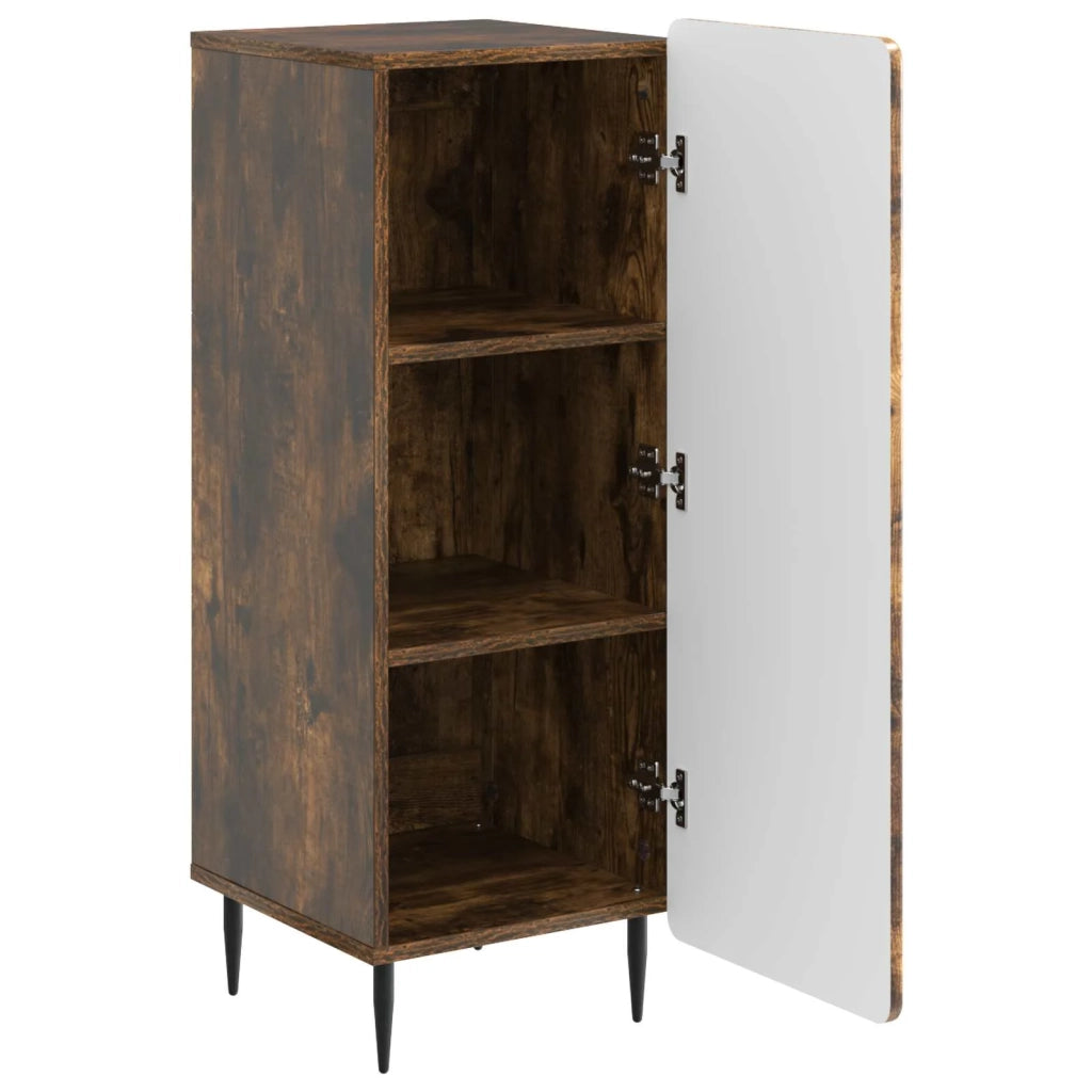 Credenza Rovere Fumo 34,5 x 33 x 92 cm Legno ingegnerizzato 894370