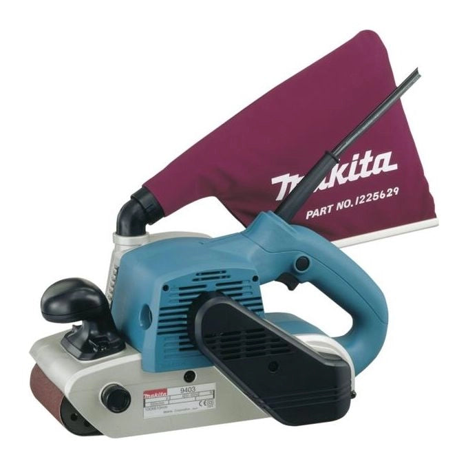 Makita 9403J Levigatrice a nastro 1200 W Velocita' 500 m-min Sacco per polvere incluso colore Nero