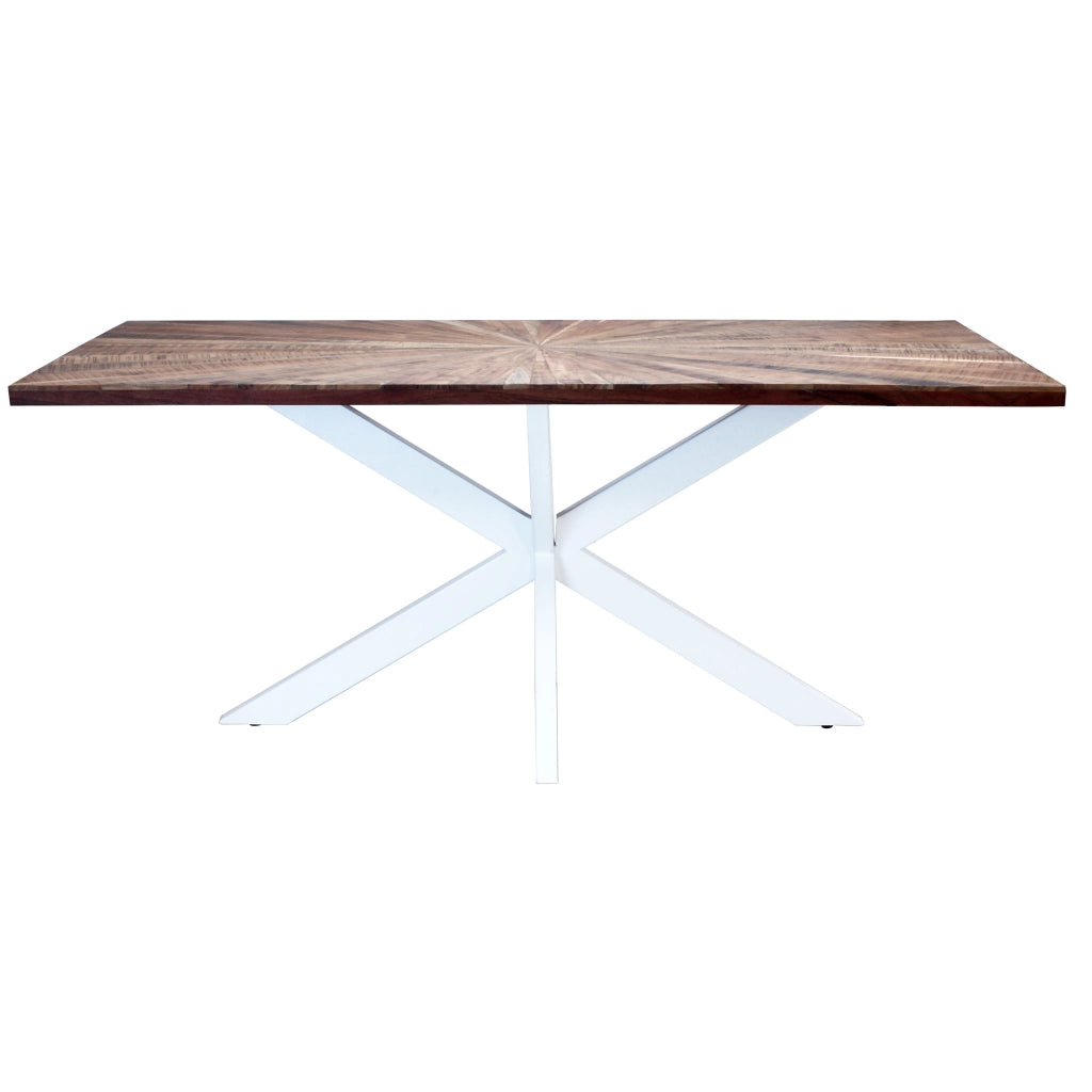 Tavolo da pranzo in legno di acacia 180x90 cm - RILEY