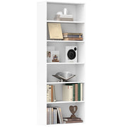 Libreria 6 ripiani regolabili ¨C Xylo ¨C Bianco 60x24x158,5cm
