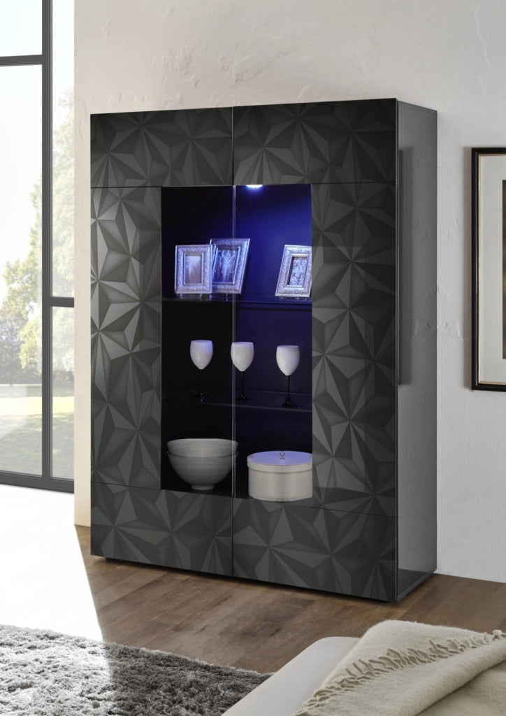 Credenza/Vetrina MOSCA antracite