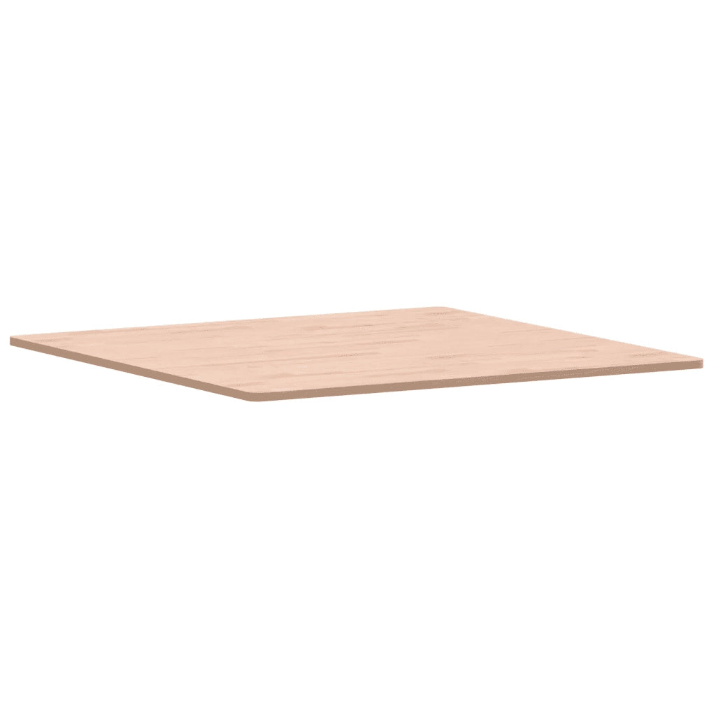 Piano per Tavolo 90x90x1,5 cm Quadrato Legno Massello di Faggio 355953