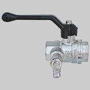 VALVOLA CON RUBINETTO SPURGO E TAPPO LEVA ALLUMINIO  1     BUGATTI