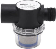 Filtro Inline 1/2 Pollici - Filtrazione Effettiva - Costruzione in Polimero - Alta Resistenza ai Colli - Facile da Installare - Adatto per Tubazioni - Filtro dell'Acqua
