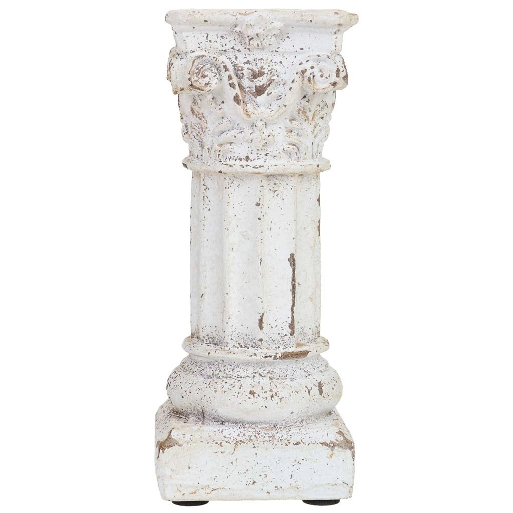 Colonna in magnesio bianco 8x8x19,5h cm
