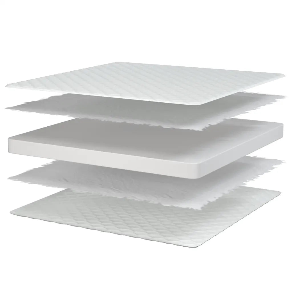 Materasso Viscoelastico Bianco 200x200x17 cm Morbido 4013421