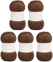 Tessuto di Lana Garen 1,2 Pollici - Materiale di Lana Zucchero - Idrorepellente - Lunghezza 25,2 Metri - Ampia Applicazione - Ideale per Macramé - Garen a Maglia Larga
