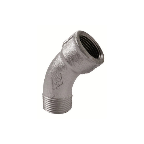 CURVA LUNGA MF 45  ° ZINCATA- 3/4- ATUSA- pezzi 1